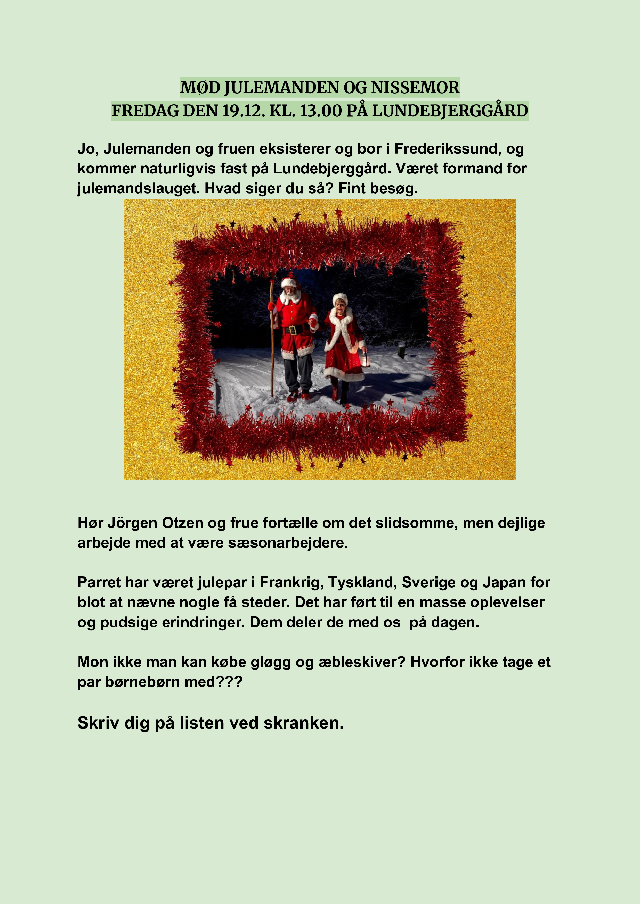 Julemand og nissemor